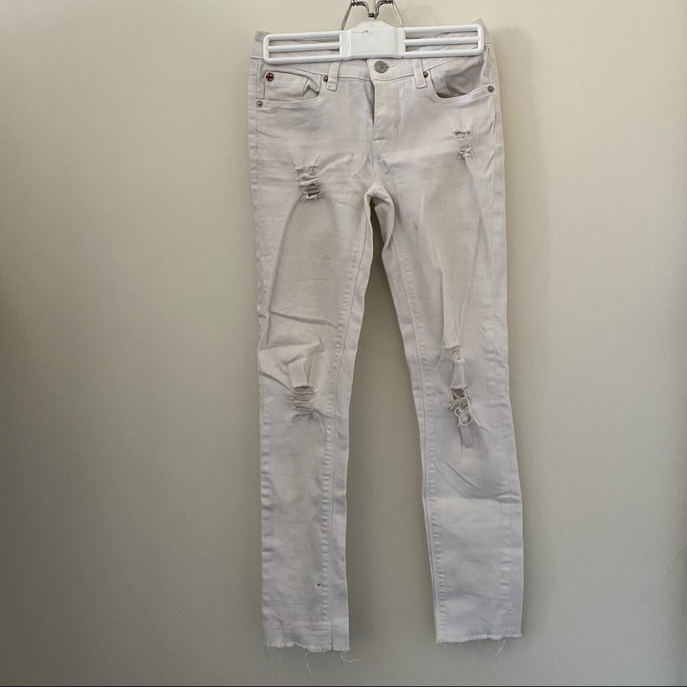 Hudson white jeans